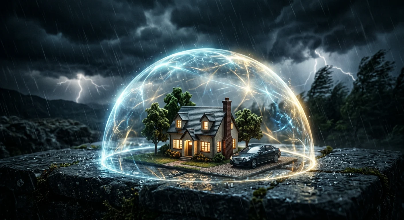 Small business assets protected under an LLC liability shield during a storm