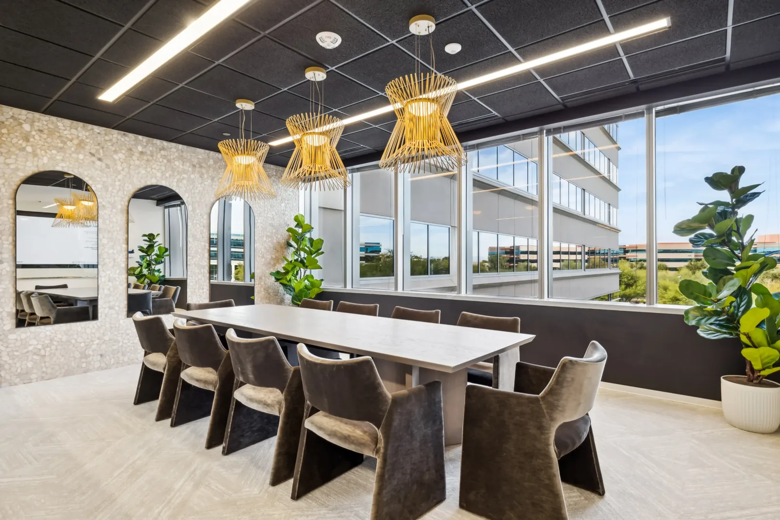 Light-filled meeting room in the new Scottsdale office